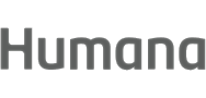 Humana logo in gray text.
